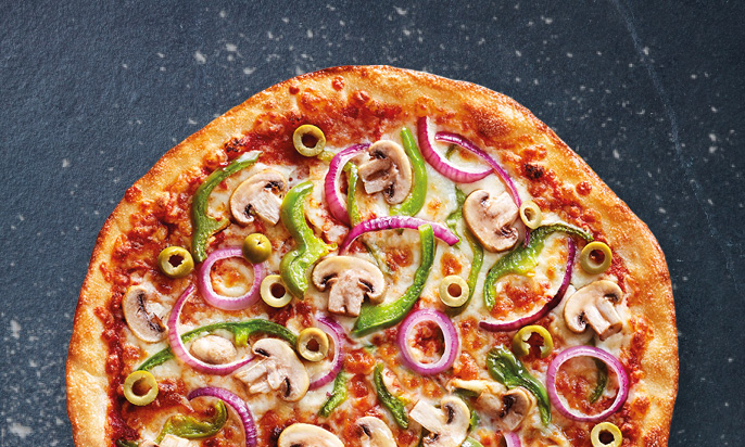 Vegan Californian Veggie pizza